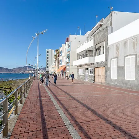 Lejlighed Cozy Loft & Seaside Views- 1 Min Canteras
